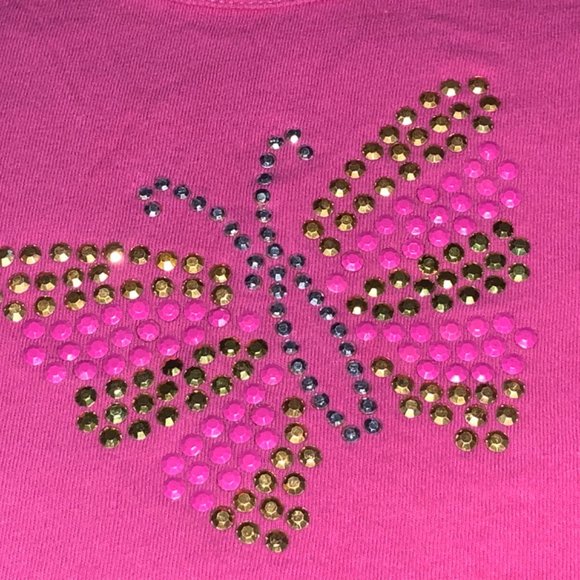 Jumping Beans Girls 4T Butterfly T-shirt - Picture 2 of 4